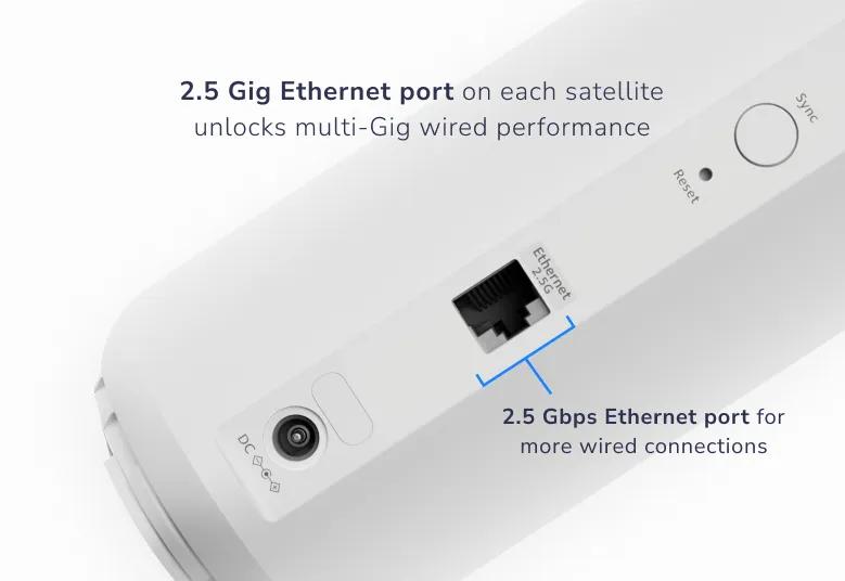 Netgear Orbi RBE372-100NAS Wi-Fi 7 tri-band mesh system 2-pack bundle — view 5