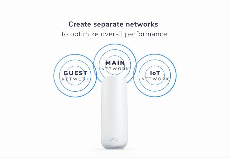 Netgear Orbi 3 Wi‑Fi 7 3-pack mesh router system for home coverage — view 6