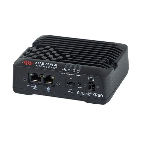 Sierra Wireless XR60 5G dual Ethernet cellular router — view 2