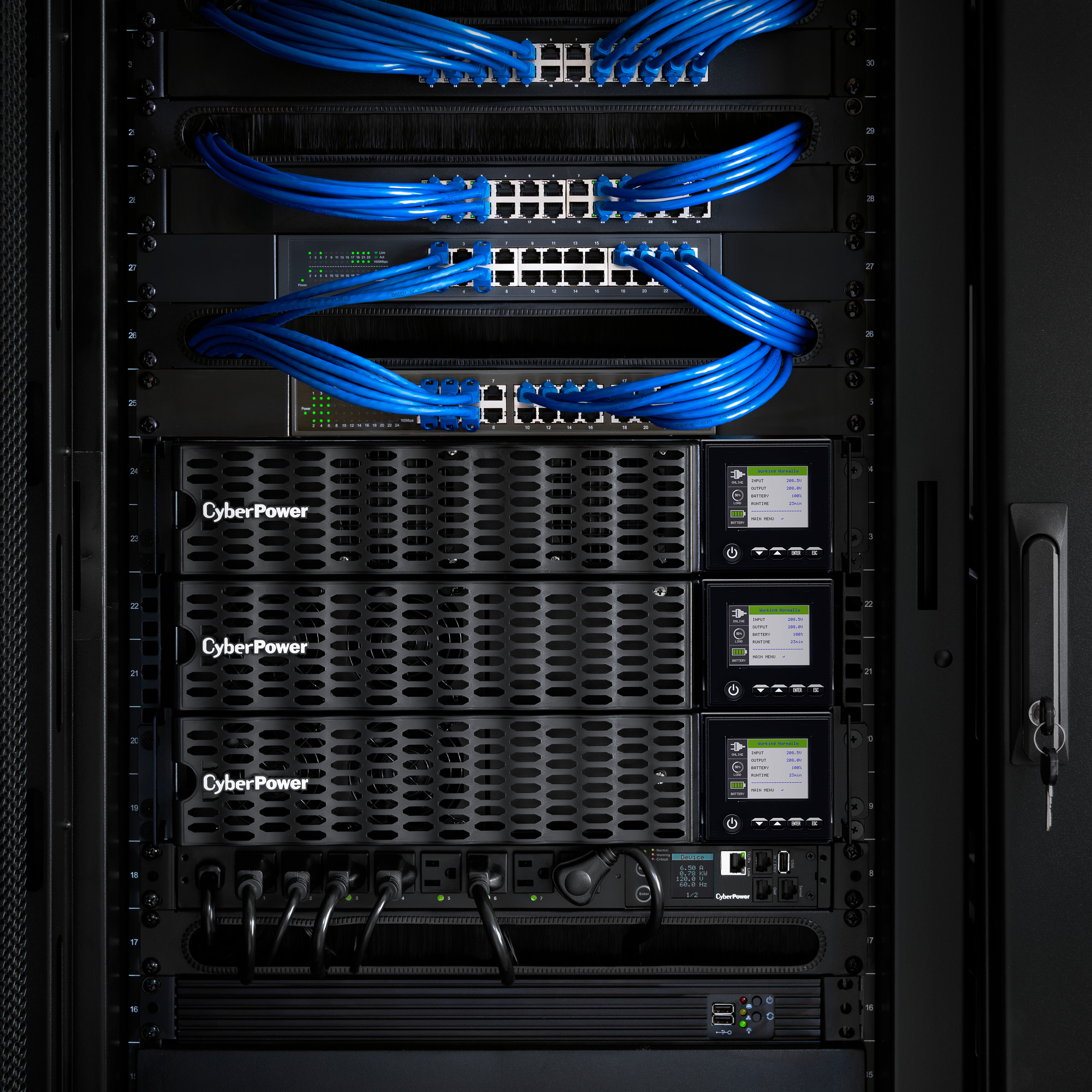 CyberPower OL2K2RTHD 2,200 VA 1,800 W online UPS in 2U rack mount form factor — view 15