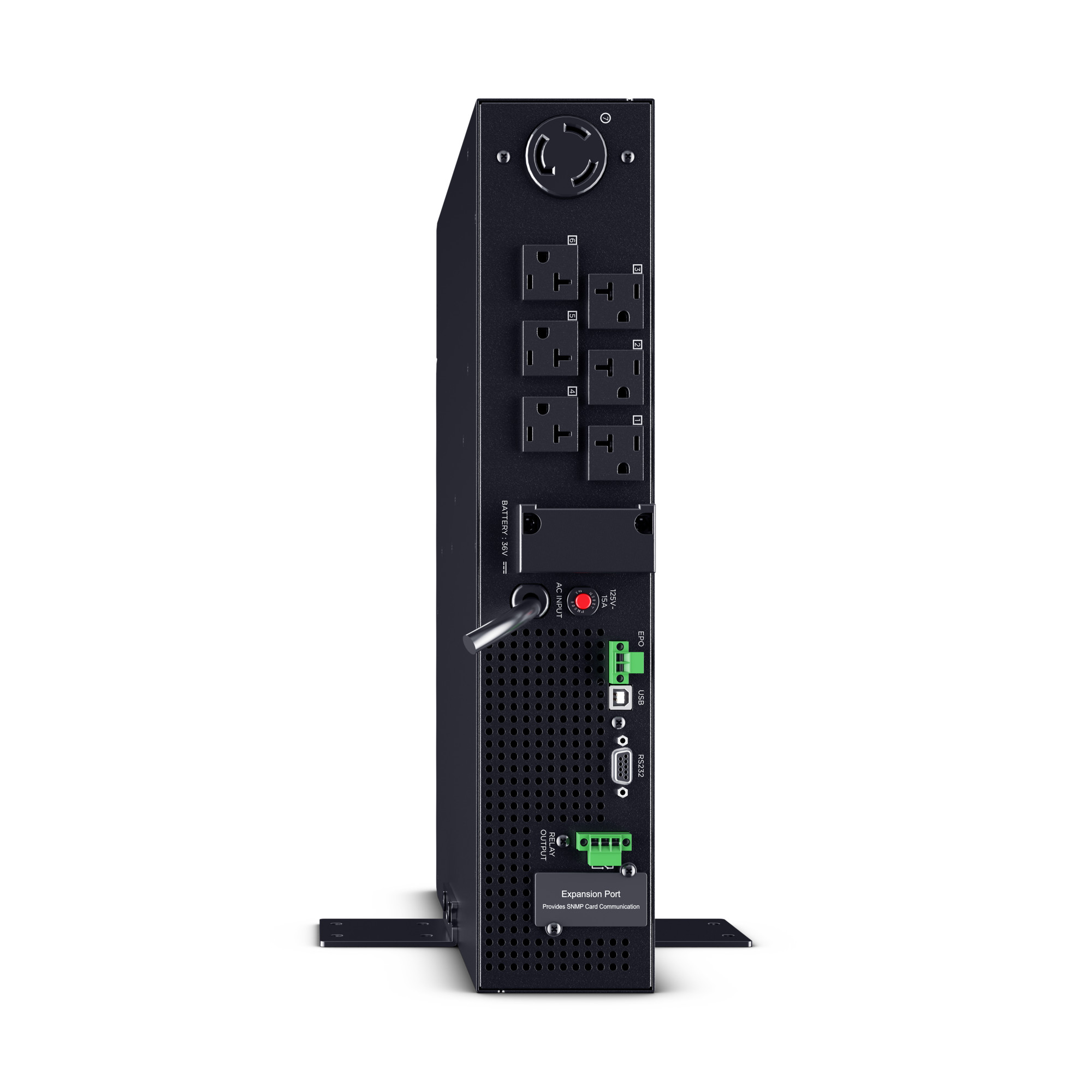 CyberPower OL2K2RTHD 2,200 VA 1,800 W online UPS in 2U rack mount form factor — view 12