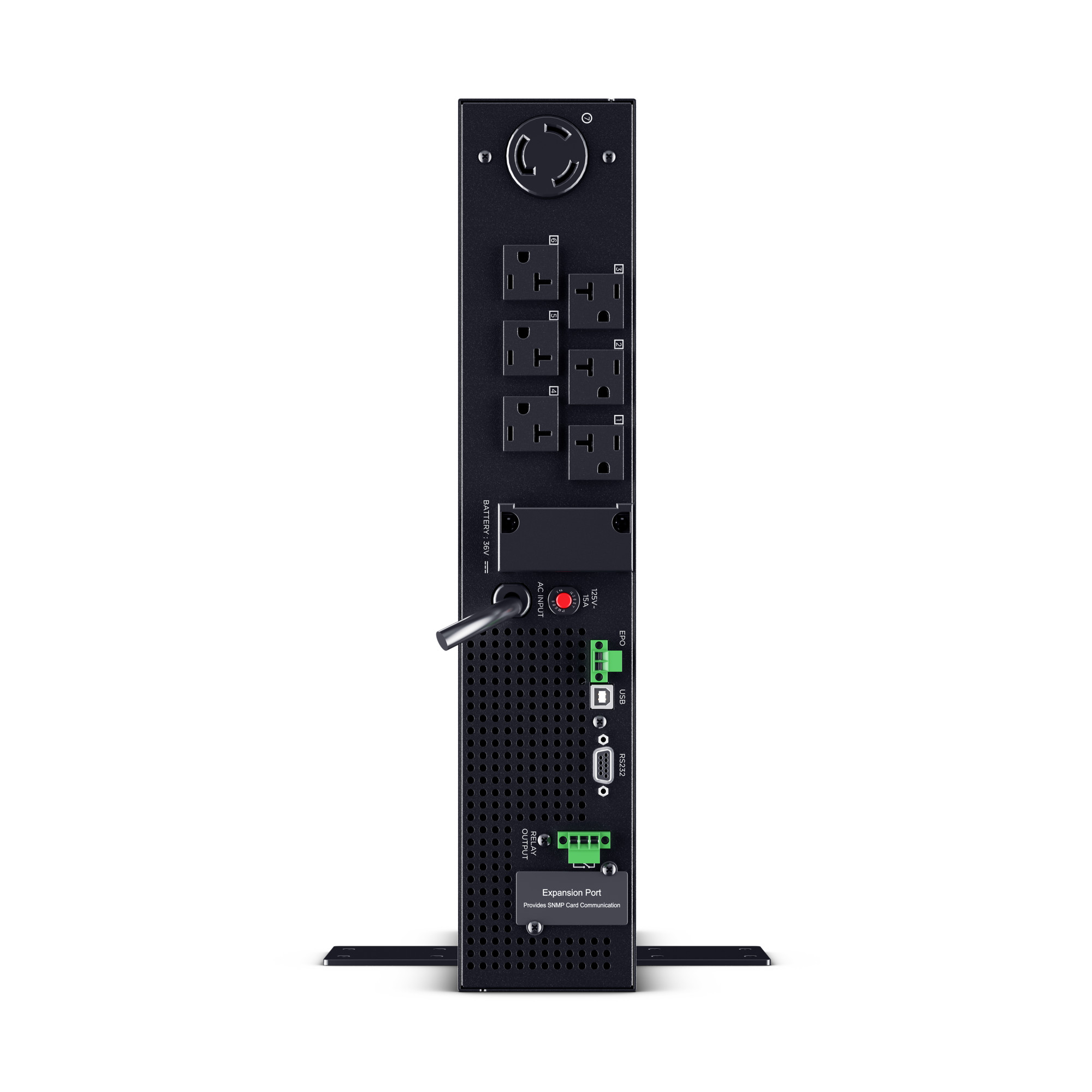 CyberPower OL2K2RTHD 2,200 VA 1,800 W online UPS in 2U rack mount form factor — view 10