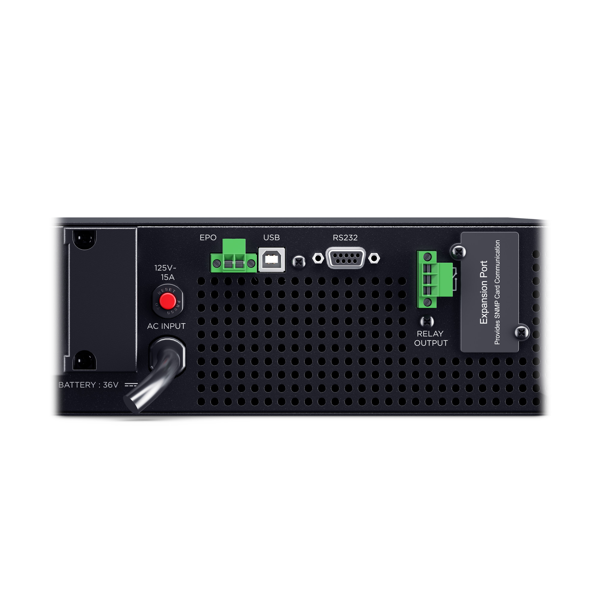 CyberPower OL2K2RTHD 2,200 VA 1,800 W online UPS in 2U rack mount form factor — view 20