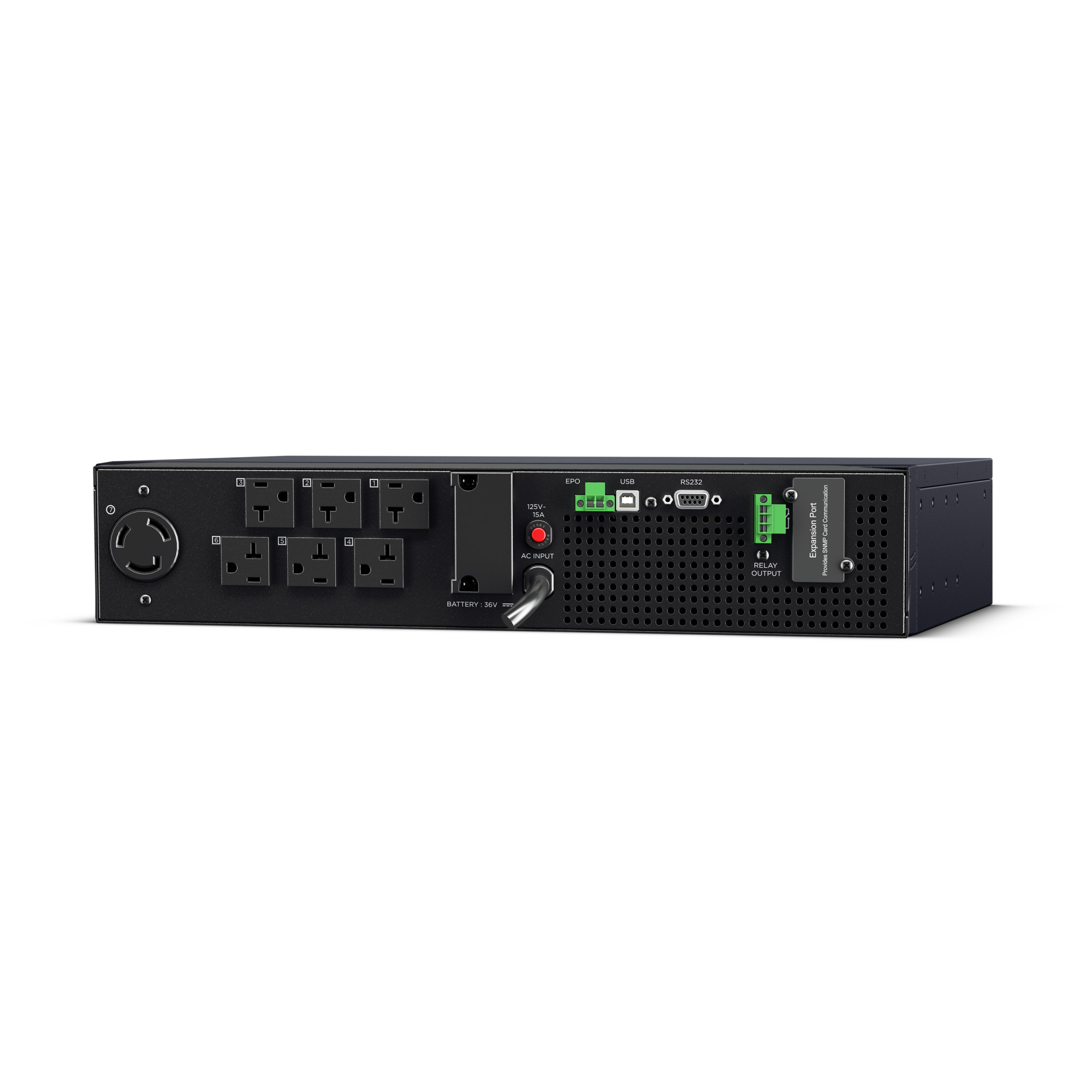 CyberPower OL2K2RTHD 2,200 VA 1,800 W online UPS in 2U rack mount form factor — view 5