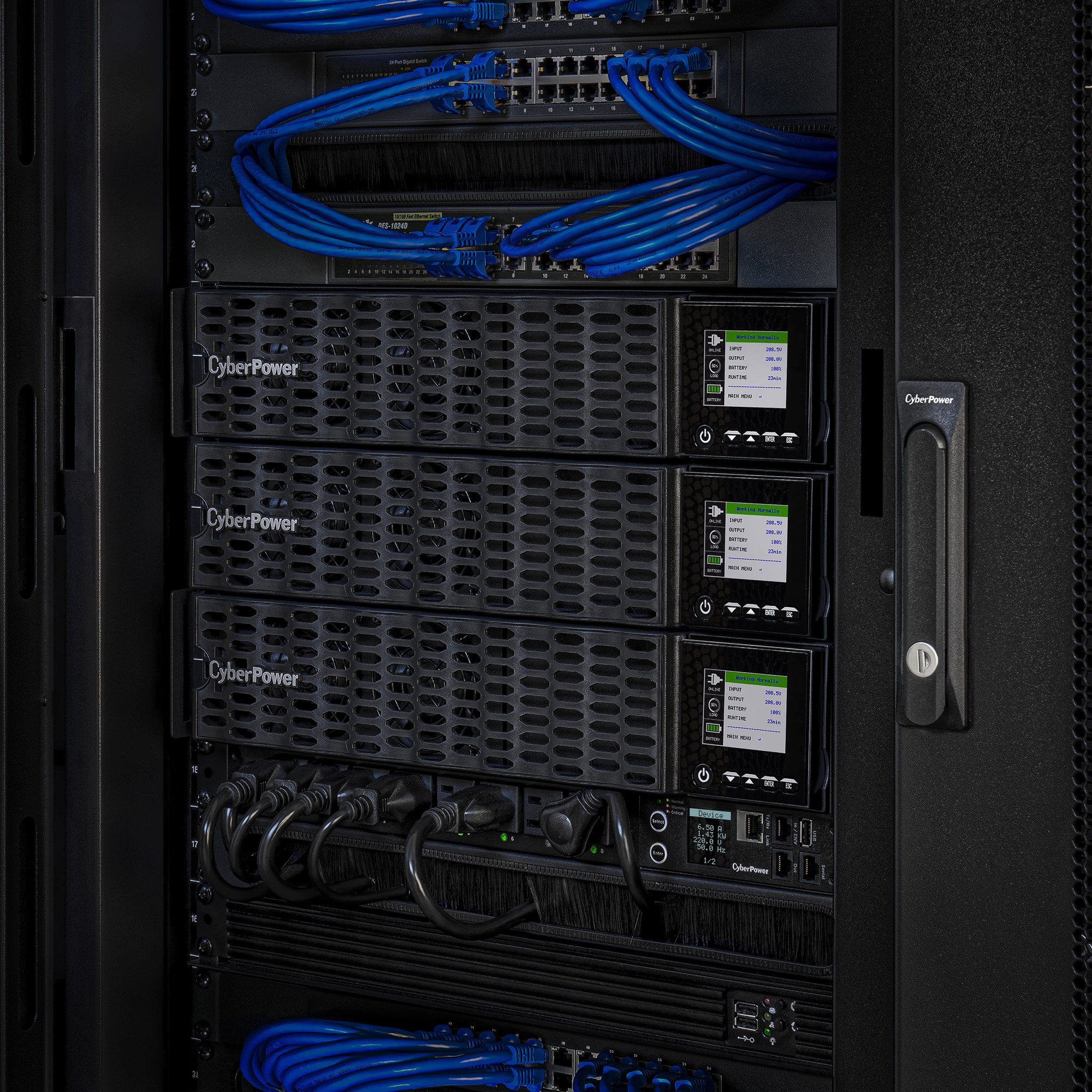 CyberPower OL2K2RTHD 2,200 VA 1,800 W online UPS in 2U rack mount form factor — view 16