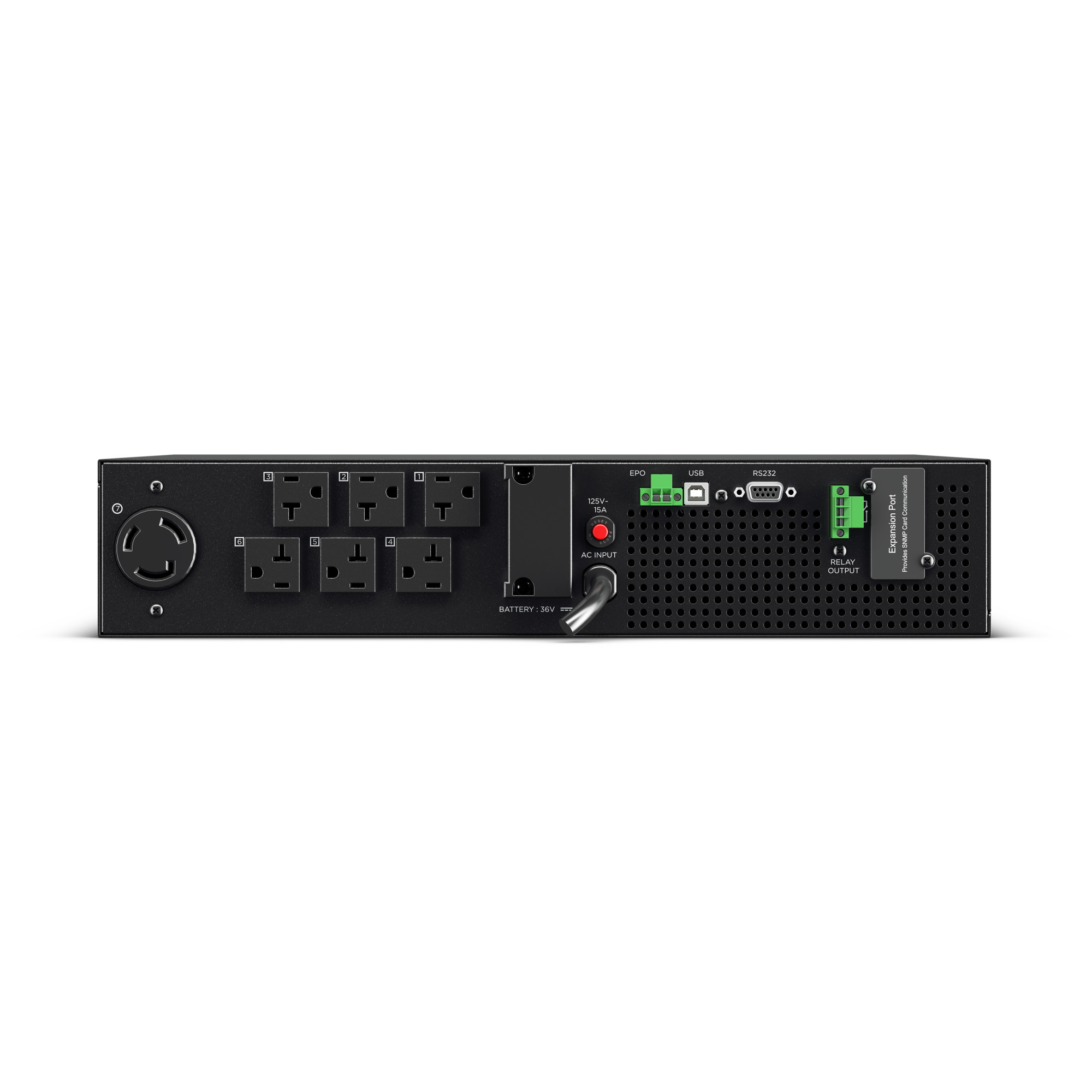 CyberPower OL2K2RTHD 2,200 VA 1,800 W online UPS in 2U rack mount form factor — view 4