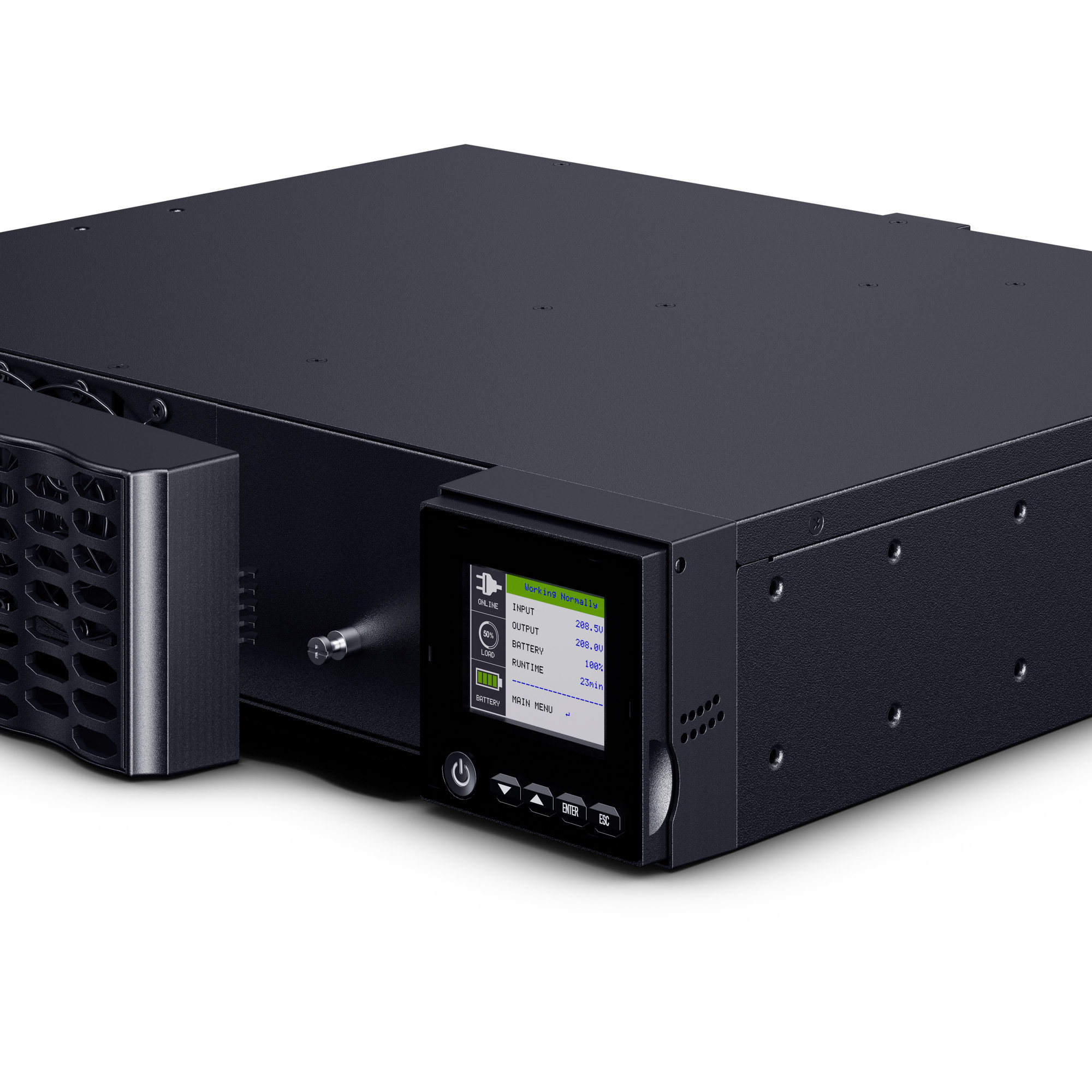 CyberPower OL2K2RTHD 2,200 VA 1,800 W online UPS in 2U rack mount form factor — view 17