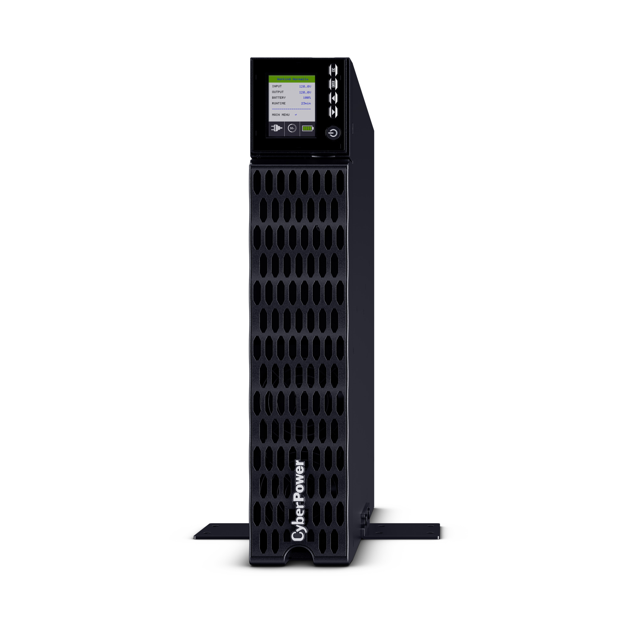 CyberPower OL2K2RTHD 2,200 VA 1,800 W online UPS in 2U rack mount form factor — view 8