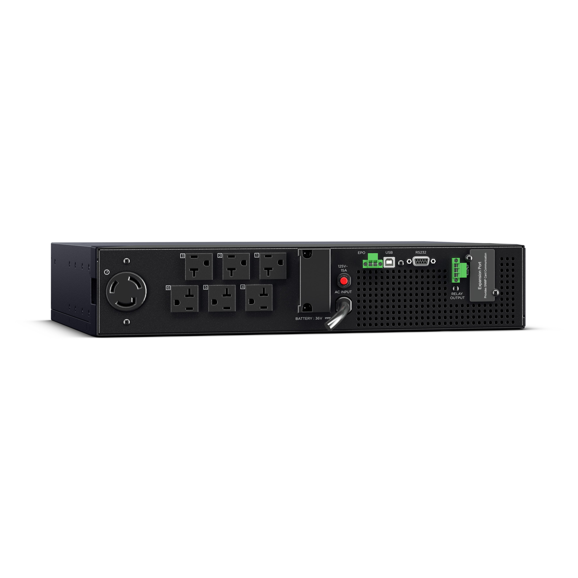 CyberPower OL2K2RTHD 2,200 VA 1,800 W online UPS in 2U rack mount form factor — view 6