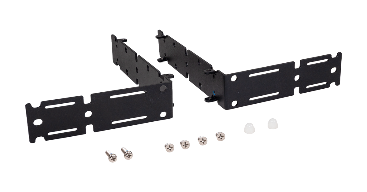 Kit, Rack-Mount Bracket, 2 Wing Brackets, 4 M5 Screws, 2 Bolts, 2 Nuts; Used Wit