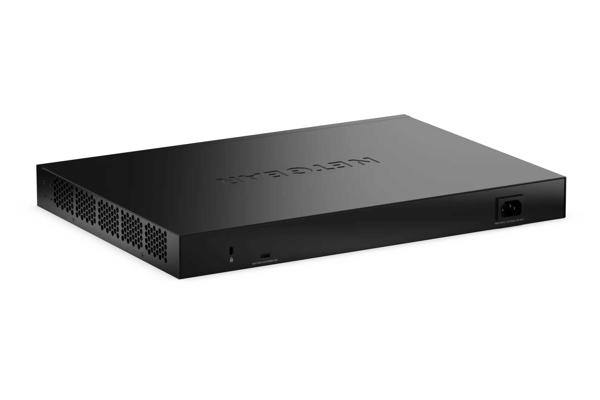 Netgear S350 GS348TP smart-managed switch with 48 PoE+ Gigabit Ethernet ports and 4 SFP uplinks — view 4