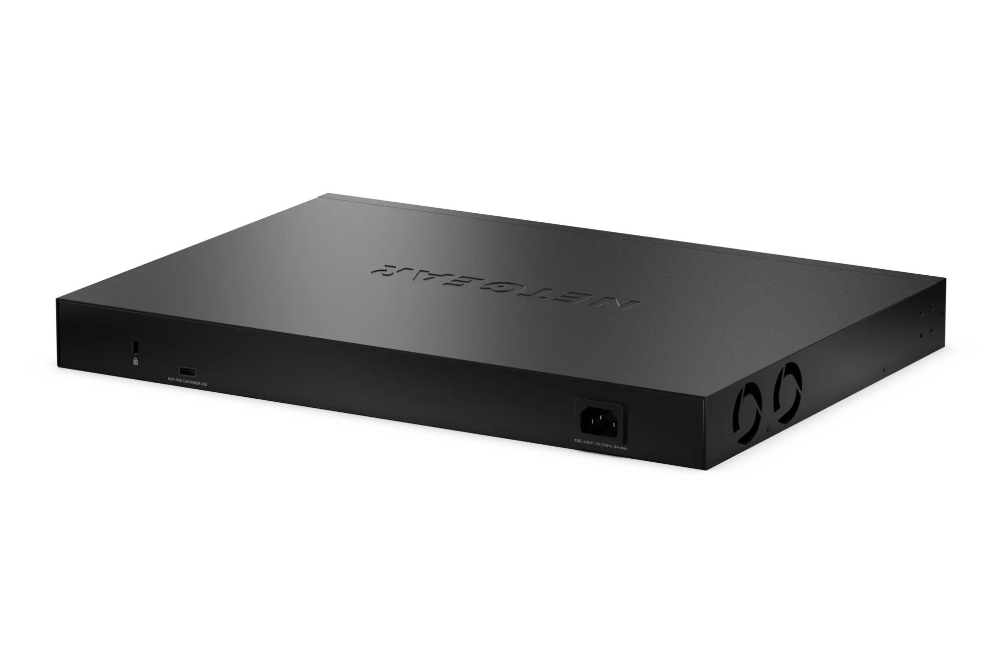 Netgear S350 GS348TP smart-managed switch with 48 PoE+ Gigabit Ethernet ports and 4 SFP uplinks — view 6