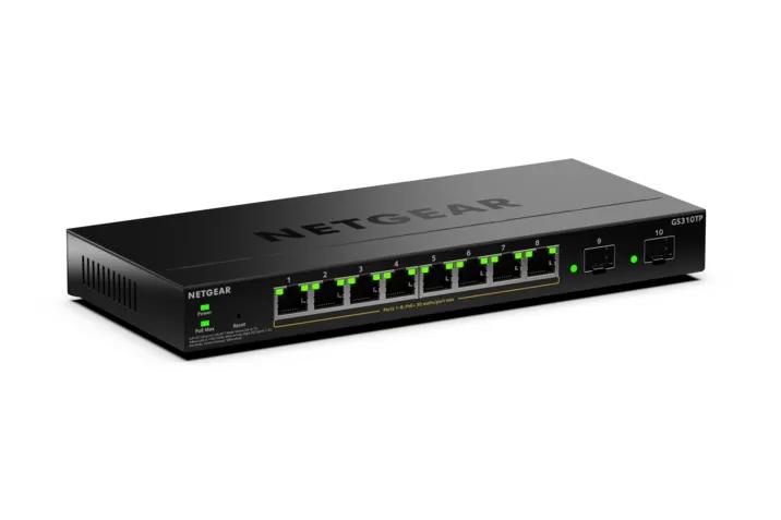 Netgear S350 GS310TP-200NAS 8-Port PoE+ Smart-Managed Switch | Desktop, L2