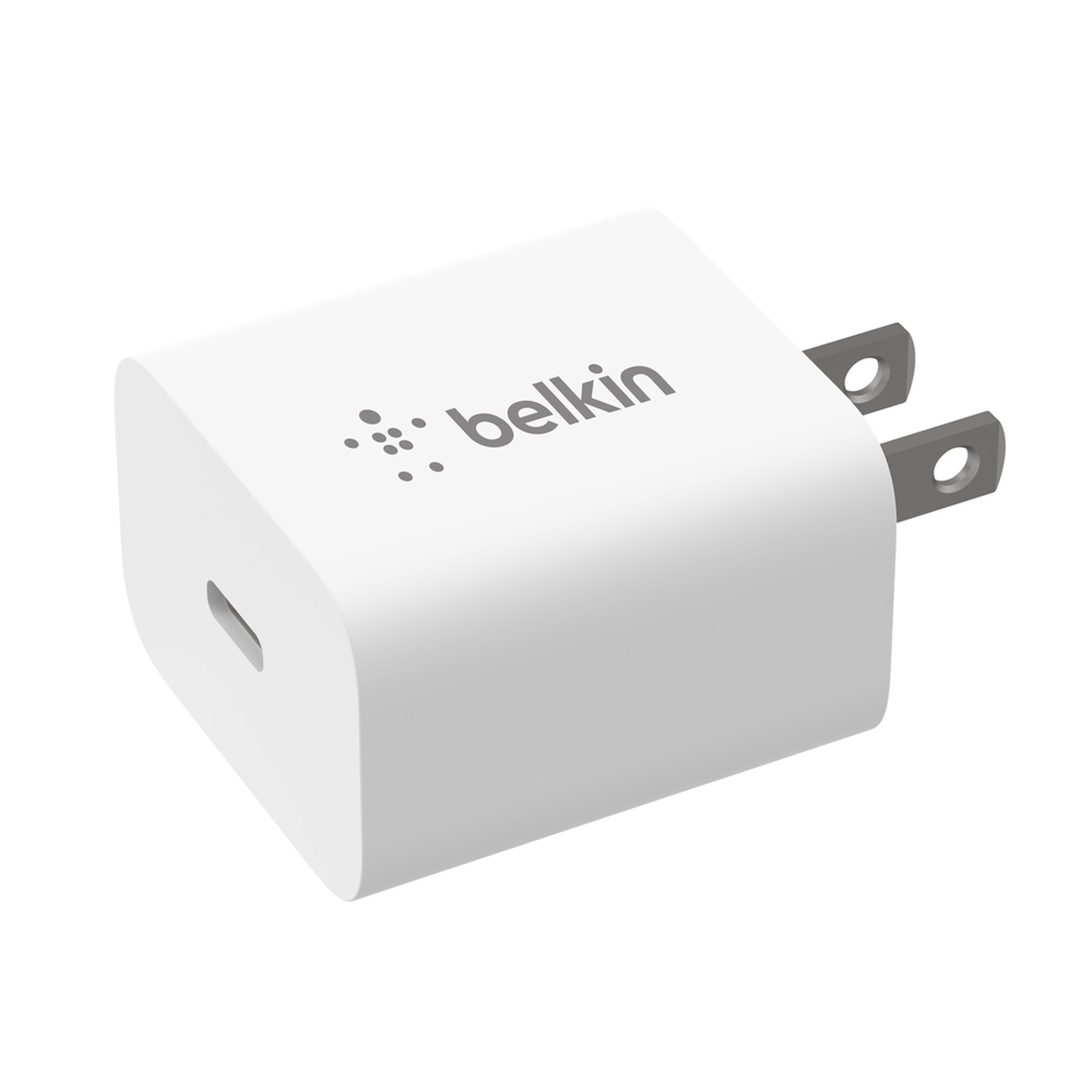 Belkin BoostCharge 20W USB-C PD 3.0 Wall Charger with PPS, White (BBC005-WH)