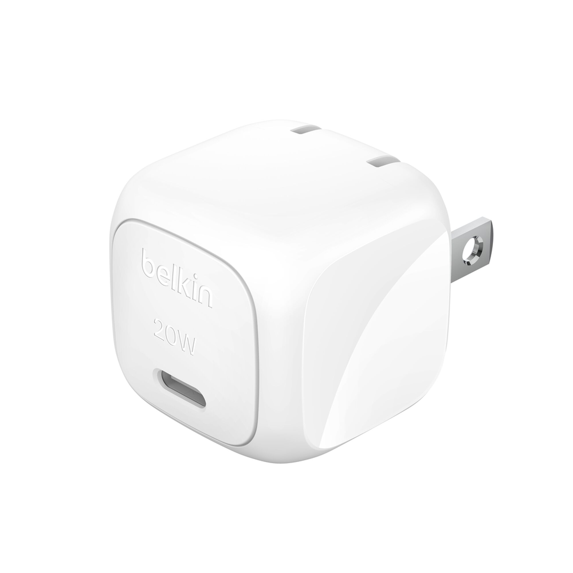 Belkin BoostCharge Compact USB-C Wall Charger 20W with PPS, White (WCA009DQWH)