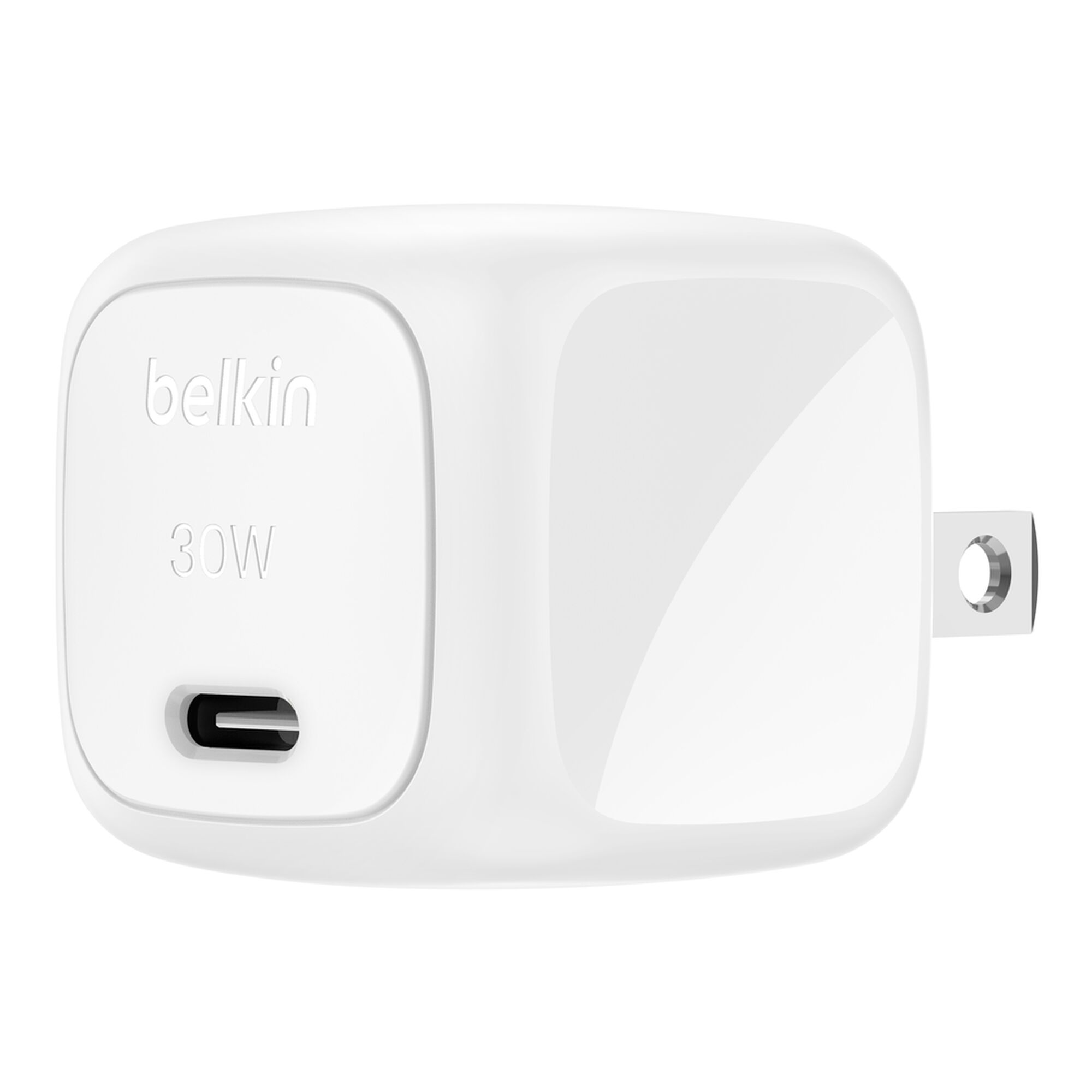 Belkin BoostCharge Compact USB-C Wall Charger 30W with PPS, White (WCA008DQWH)