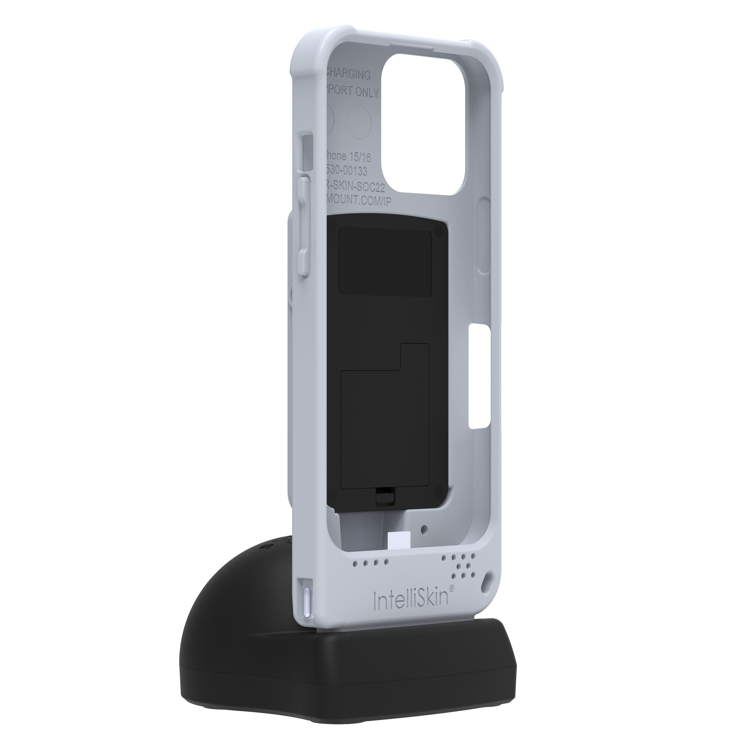 Socket Mobile DuraSled DS840 1D/2D Barcode Sled Scanner for iPhone 16 and 15 with Charging Dock, Cloud