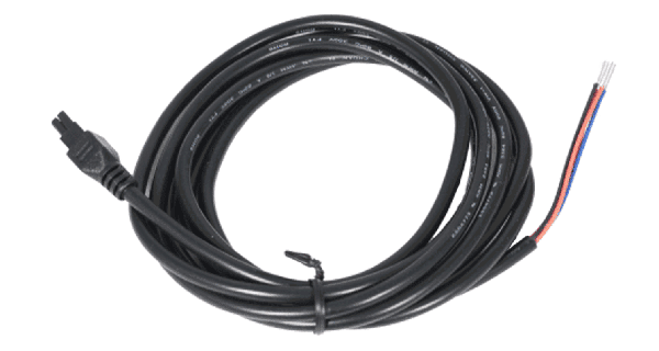 Black Cradlepoint TAA-170585-001 GPIO cable with a 2x2 Molex connector and bare wire leads. — view 2