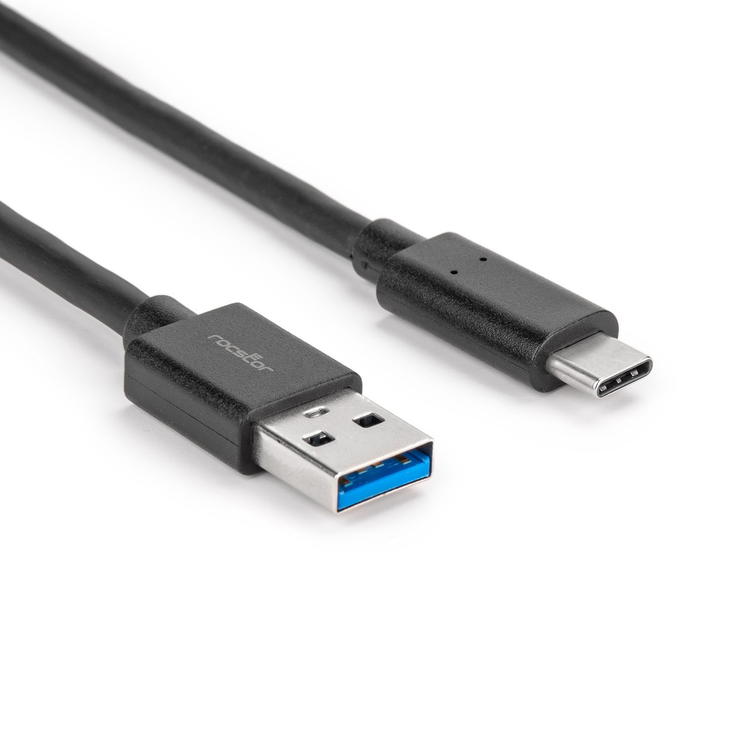 Rocstor Y10C286-B1 Premium USB-C to USB-A 3.0 Cable, 6 ft, 60W Power Delivery