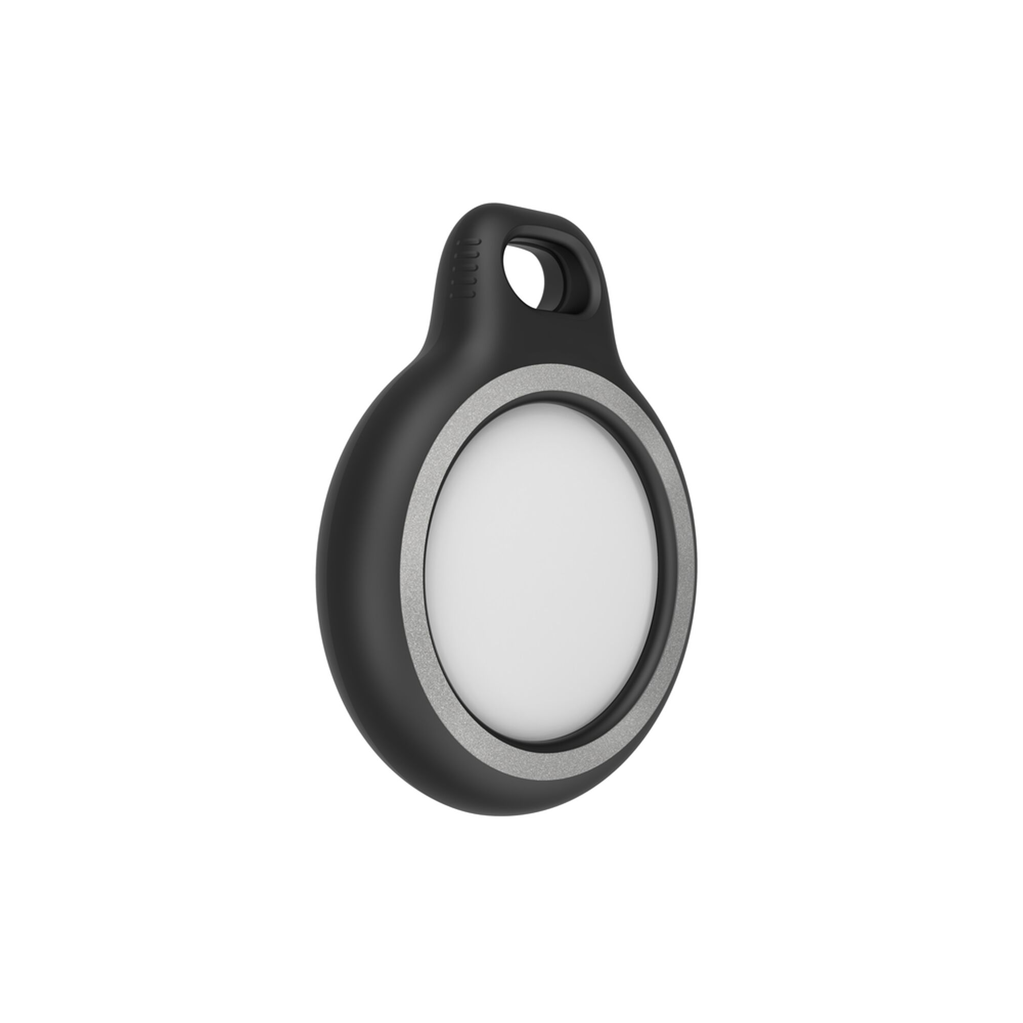 Belkin black Reflective Secure Holder with Key Ring holding an Apple AirTag. — view 13