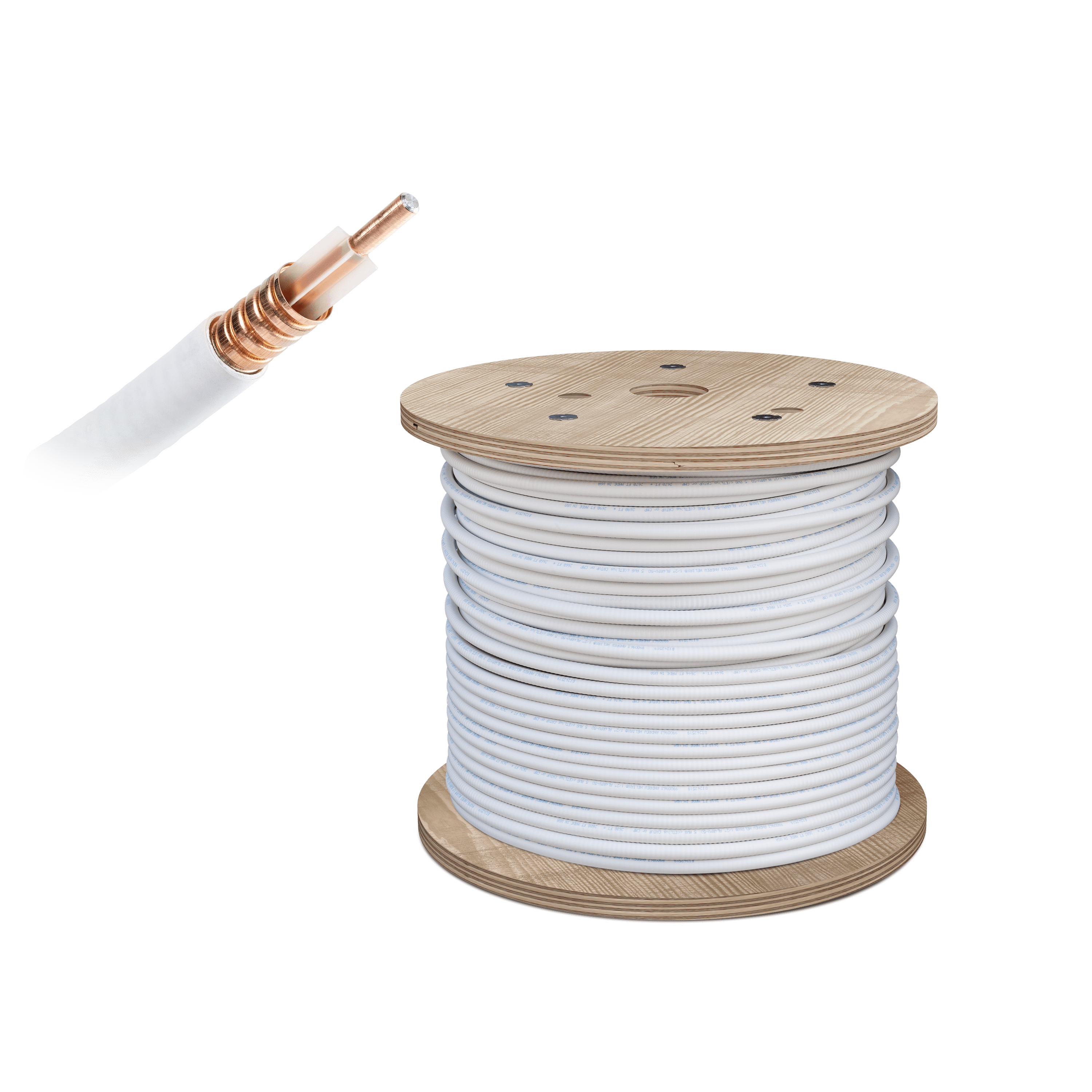 Wilson 1/2-Inch Plenum Coaxial Cable, 500 ft. Spool for DAS (952003)