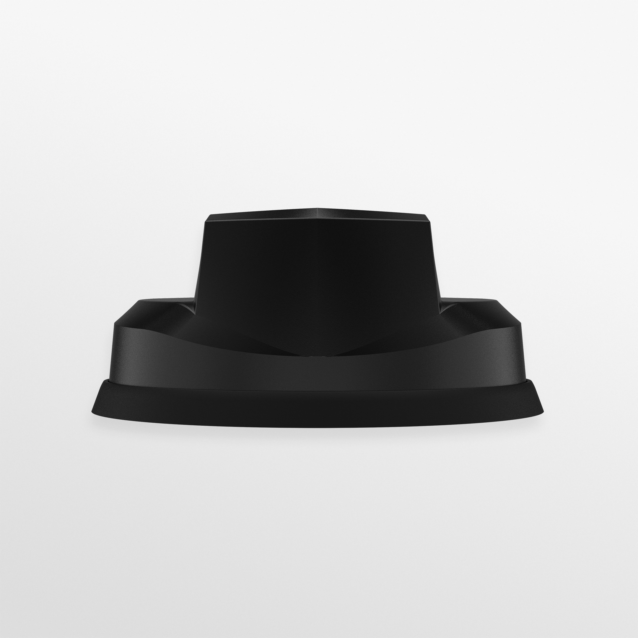 Black Panorama Great White LG-IN2458 low-profile 7-in-1 4G/5G, Wi-Fi and GNSS vehicle dome antenna. — view 2