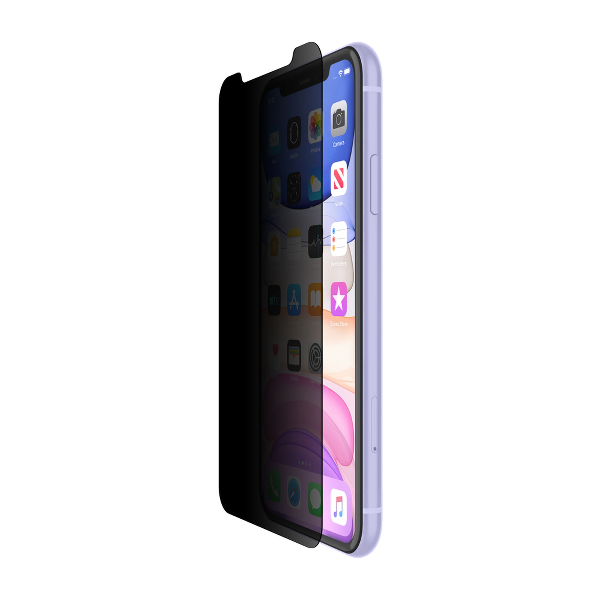 Belkin ScreenForce TemperedGlass Privacy Screen Protector for iPhone 11 / iPhone XR