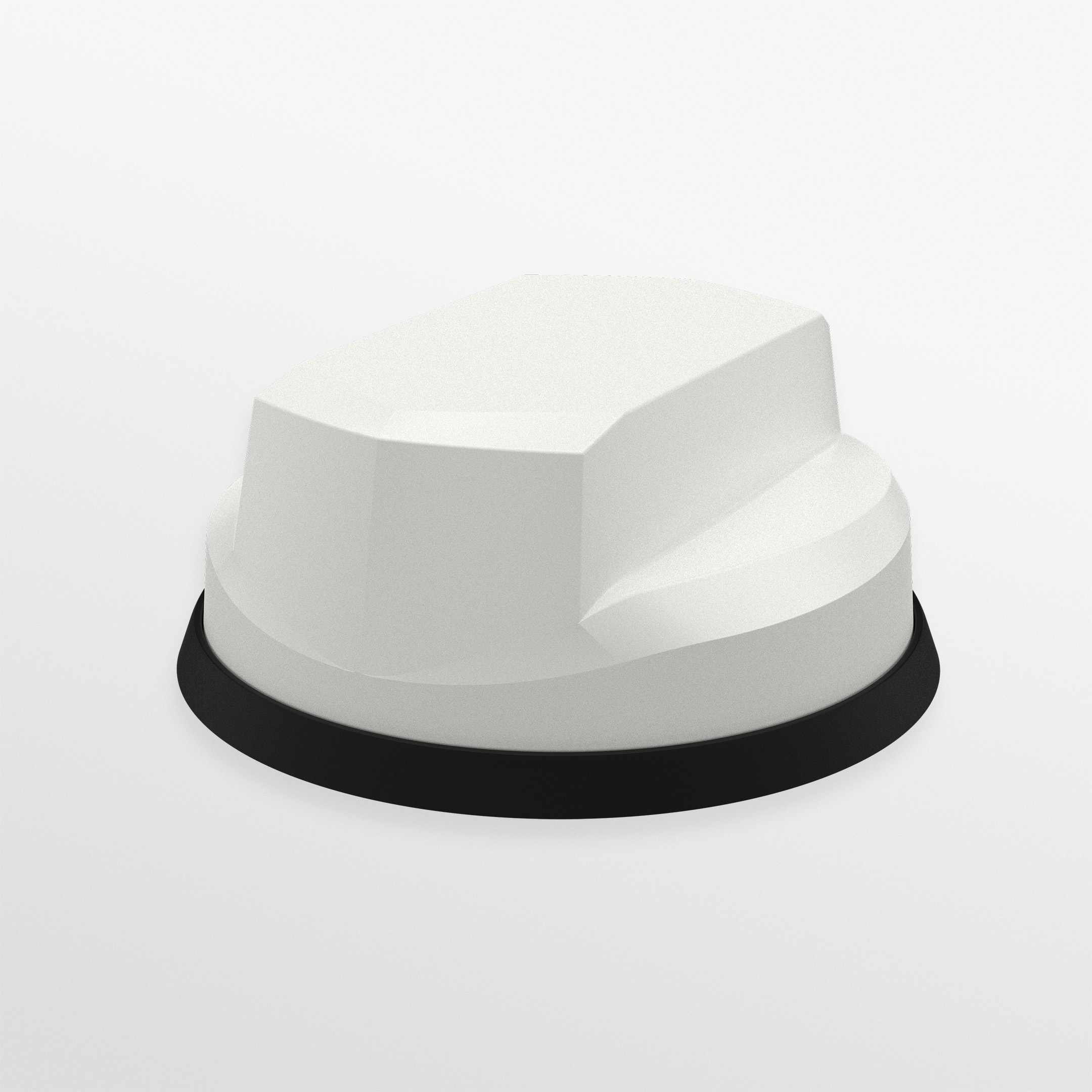 Panorama Great White LPMM-6-60 2x2 MIMO 4G/5G Low Profile Vehicle Antenna, White