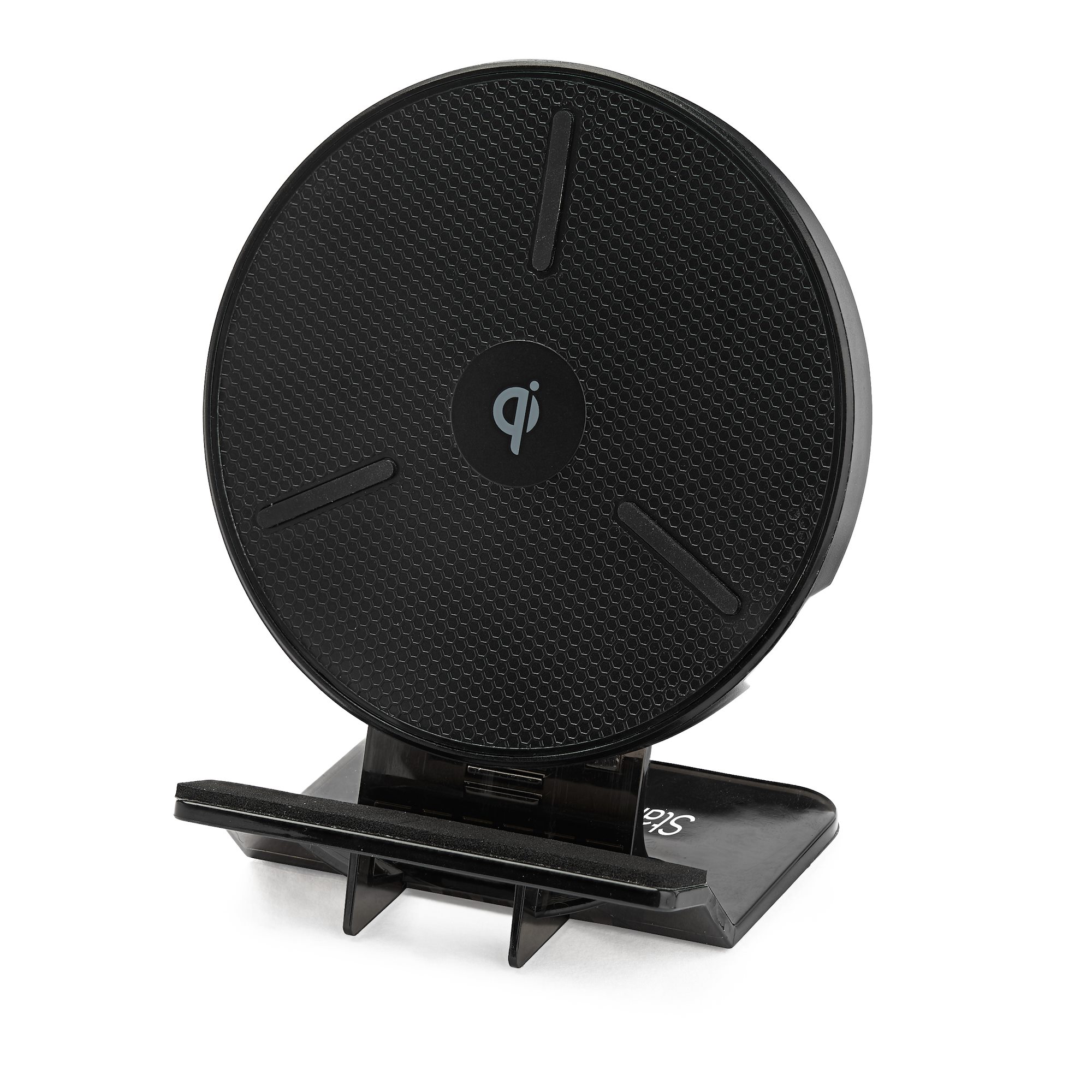 StarTech.com QWCHSTAND 15W Qi Wireless Charging Stand with Adjustable, Removable Pad
