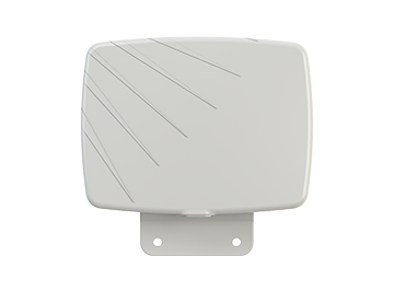 Parsec Labrador white compact 4G/5G 2x2 MIMO omni-directional wall-mount antenna with cables. — view 2