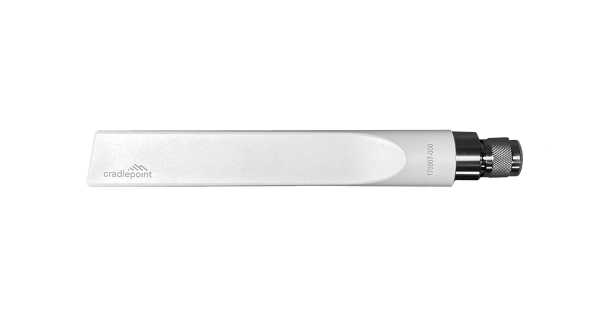 Cradlepoint 170907-000 Cellular Antenna, 600 MHz–6 GHz, N-Type, White, for W1855