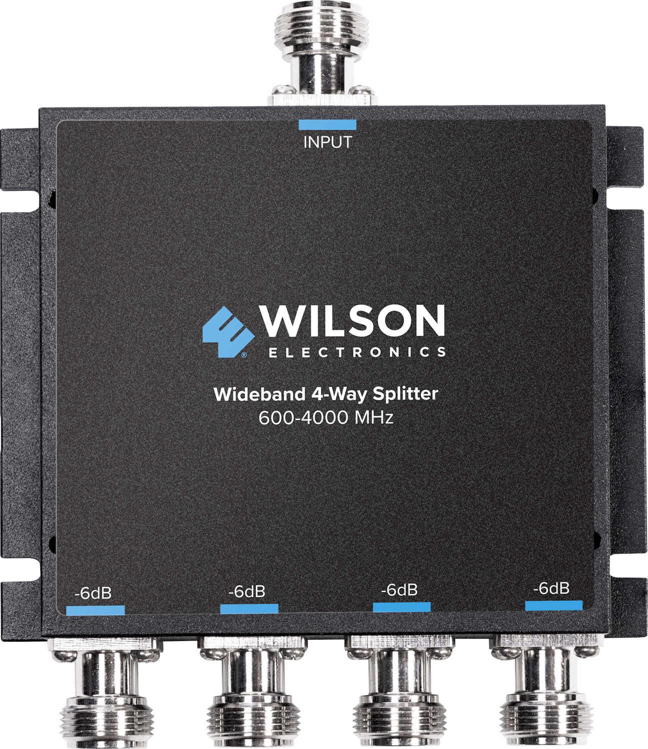 Wilson Electronics 859117 WilsonPro -6 dB 4-Way Splitter, 600-4,000 MHz, N-Female