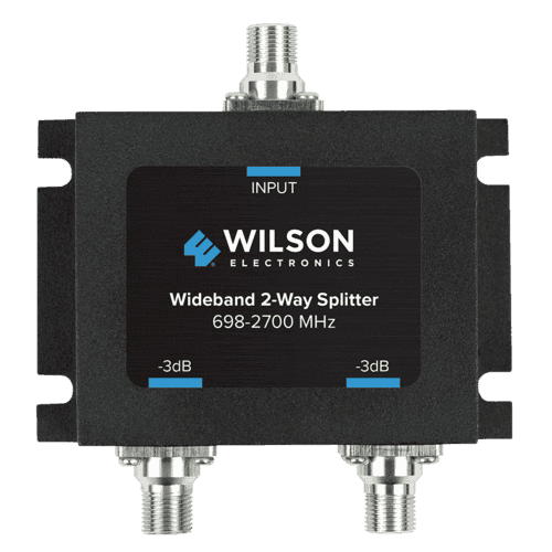 weBoost 850034 2-Way Signal Splitter, -3 dB, 75 Ohm F-Female, 698-2700 MHz