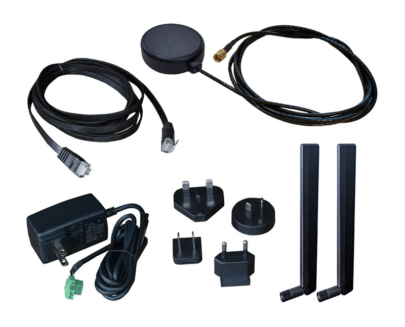 Digi IX30 Accessory Kit (76002113) with Power Supply, Cellular and GPS Antennas, Cat 6 Cable