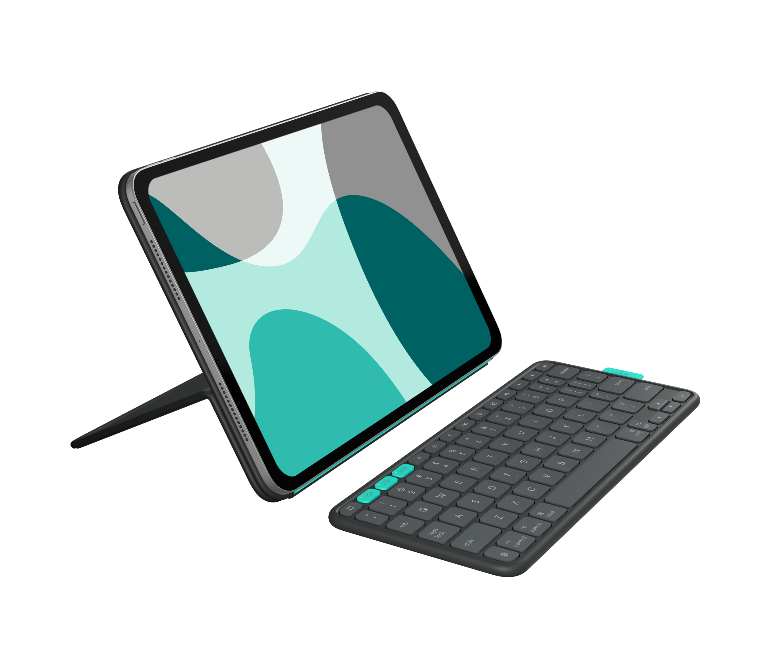 Logitech Flip Folio Keyboard Case for 11-Inch iPad Pro and iPad Air – Graphite