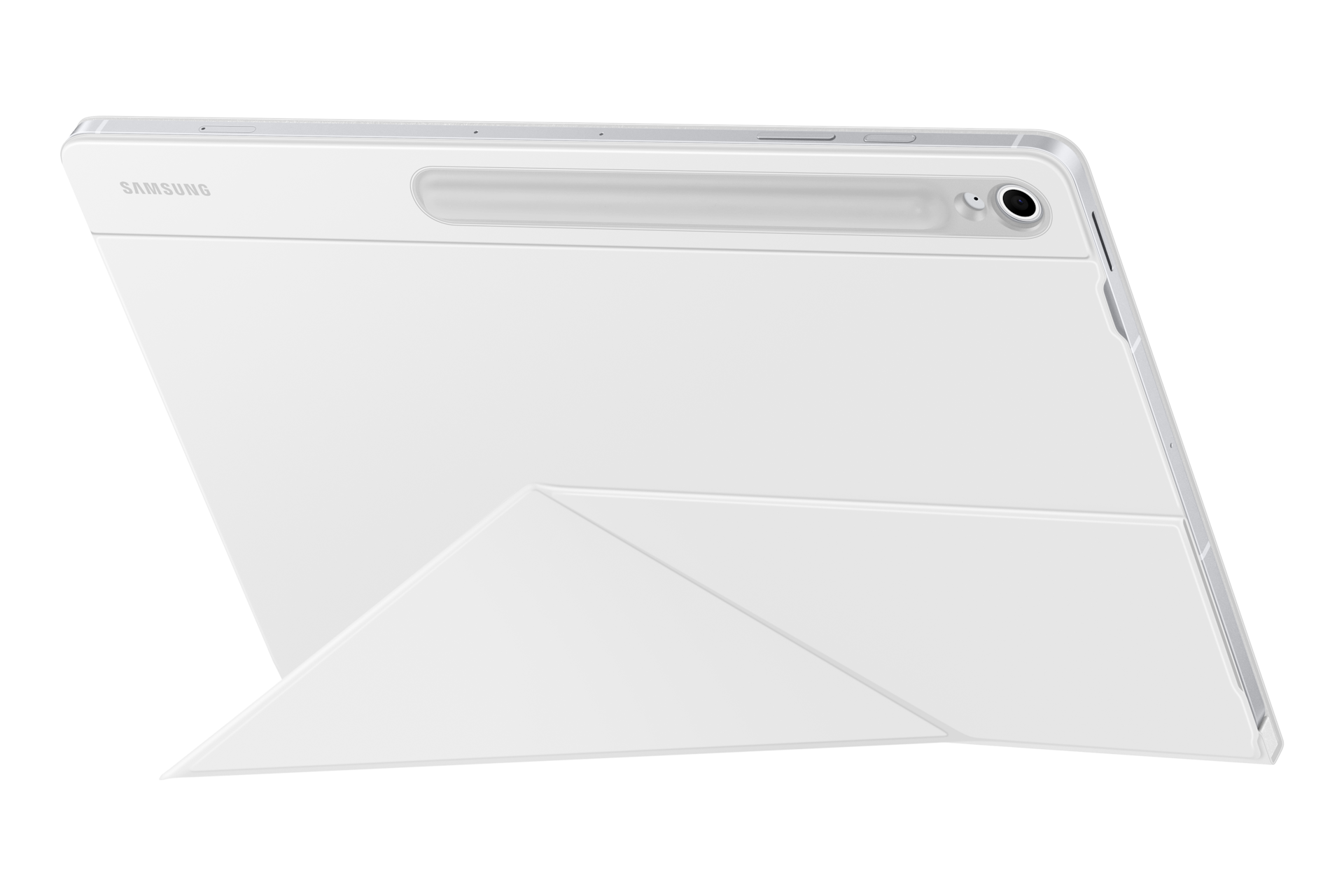 Samsung Smart Book Cover for Galaxy Tab S10 FE+ in White (EF-BX620PWEGUJ)