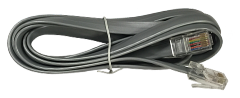 Cradlepoint 170663-000 RJ45 Rollover Serial Console Cable, 2.1 m (7 ft), Gray