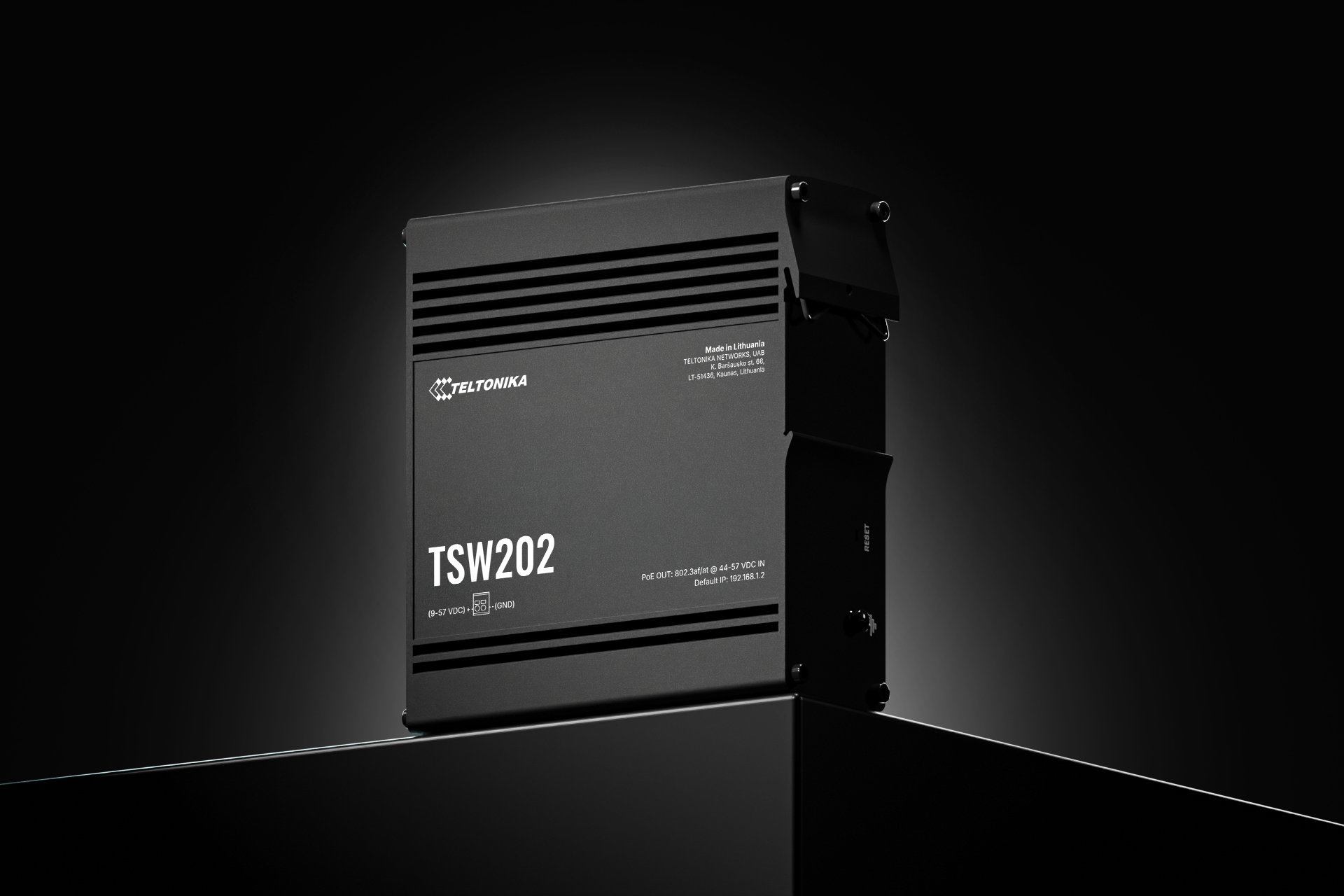 TSW202 POE+ L2 MANAGED SWITCH 8 GBE, 2 SFP PORTS WITH PSU — view 2