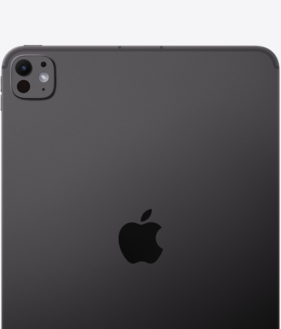 Apple iPad Pro 11-inch M5 Wi-Fi + Cellular in Space Black showing the Ultra Retina XDR display and thin aluminum enclosure. — view 2