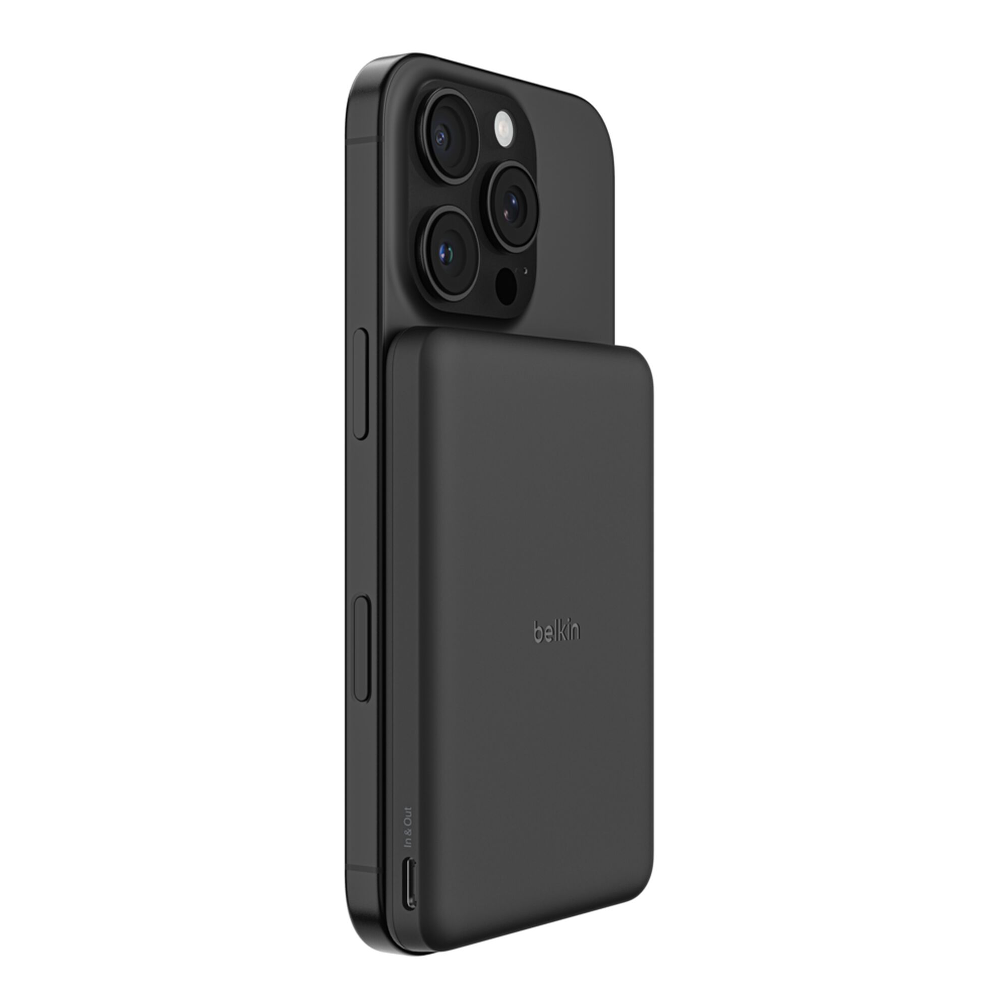 Belkin BoostCharge Slim Magnetic Power Bank 5K, Black (BPD010FQBK)