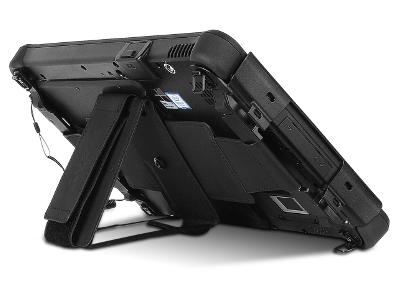 Getac F110 bracket with rotating hand strap and kickstand — view 2