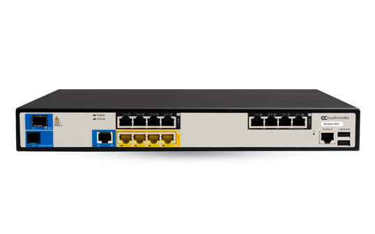 AudioCodes Mediant 800C MSBR with 4 FXS, GbE/SFP WAN, Internal 3G/4G Modem (USA) and OSN8 Server