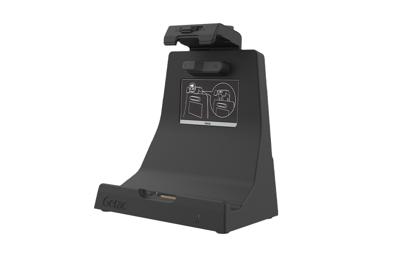 Getac F110 office dock with AC adapter — view 2