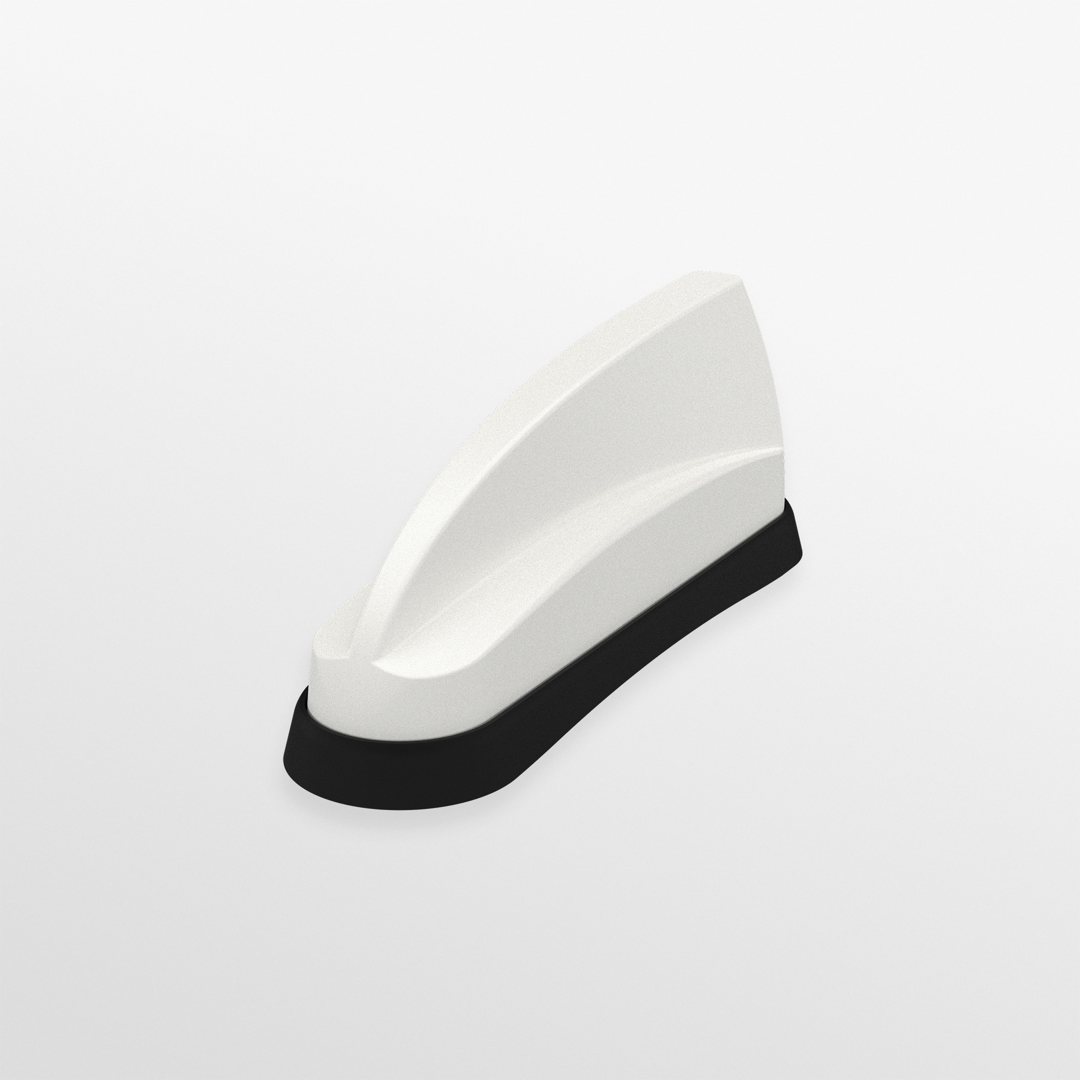 Panorama Sharkee GPSDW-6-60-QW 4G/5G Shark Fin Antenna with 4x4 MIMO Wi-Fi, GPS/GNSS and Whip Mount, White