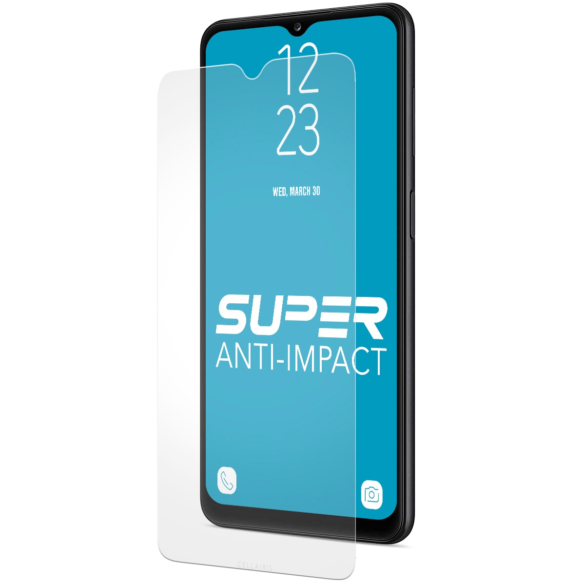 Cellairis Shell Shock Super Anti-Impact Tempered Glass Screen Protector for Samsung Galaxy A12 and Galaxy A12 5G