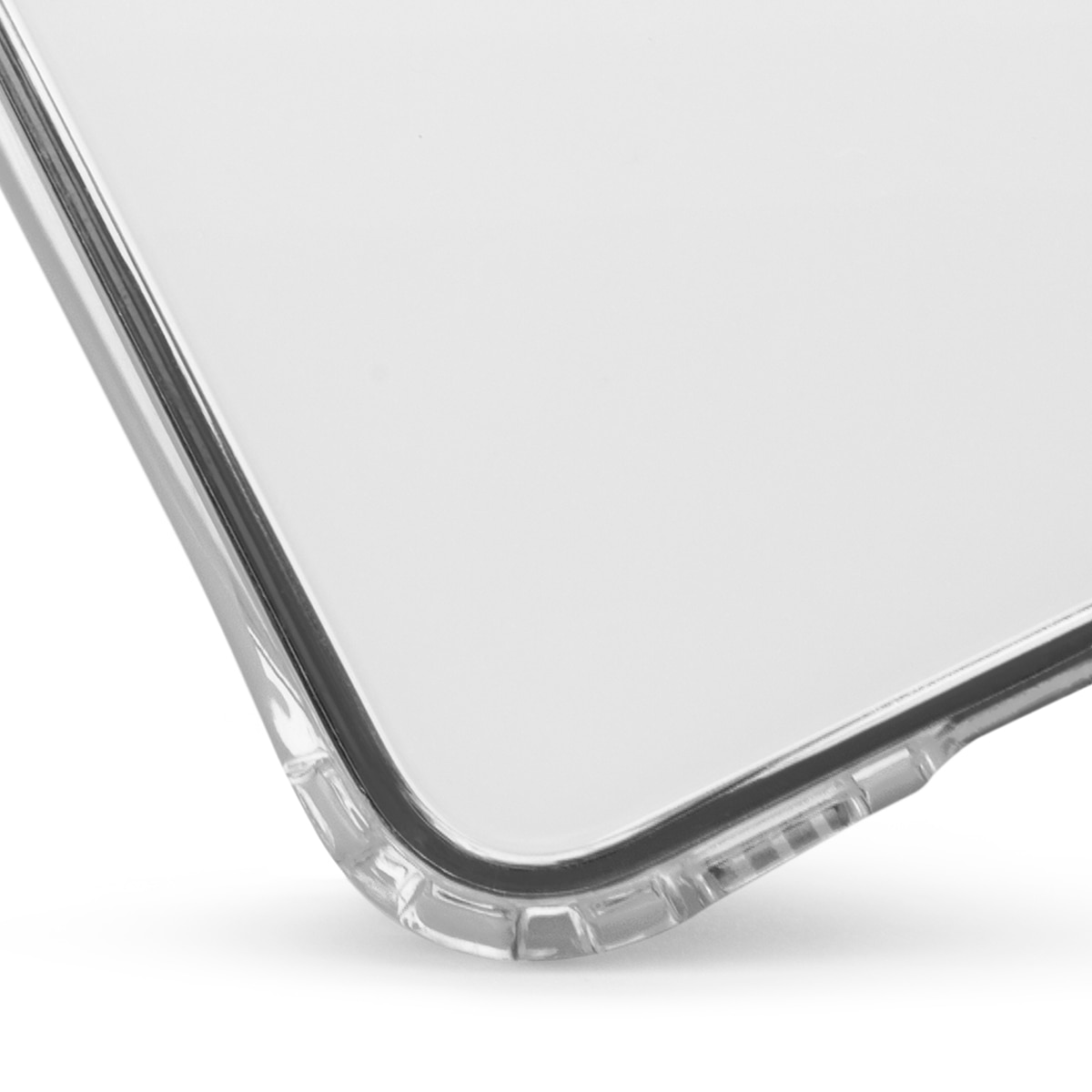 Cellairis Showcase clear case fitted on an Apple iPhone 12 mini. — view 3