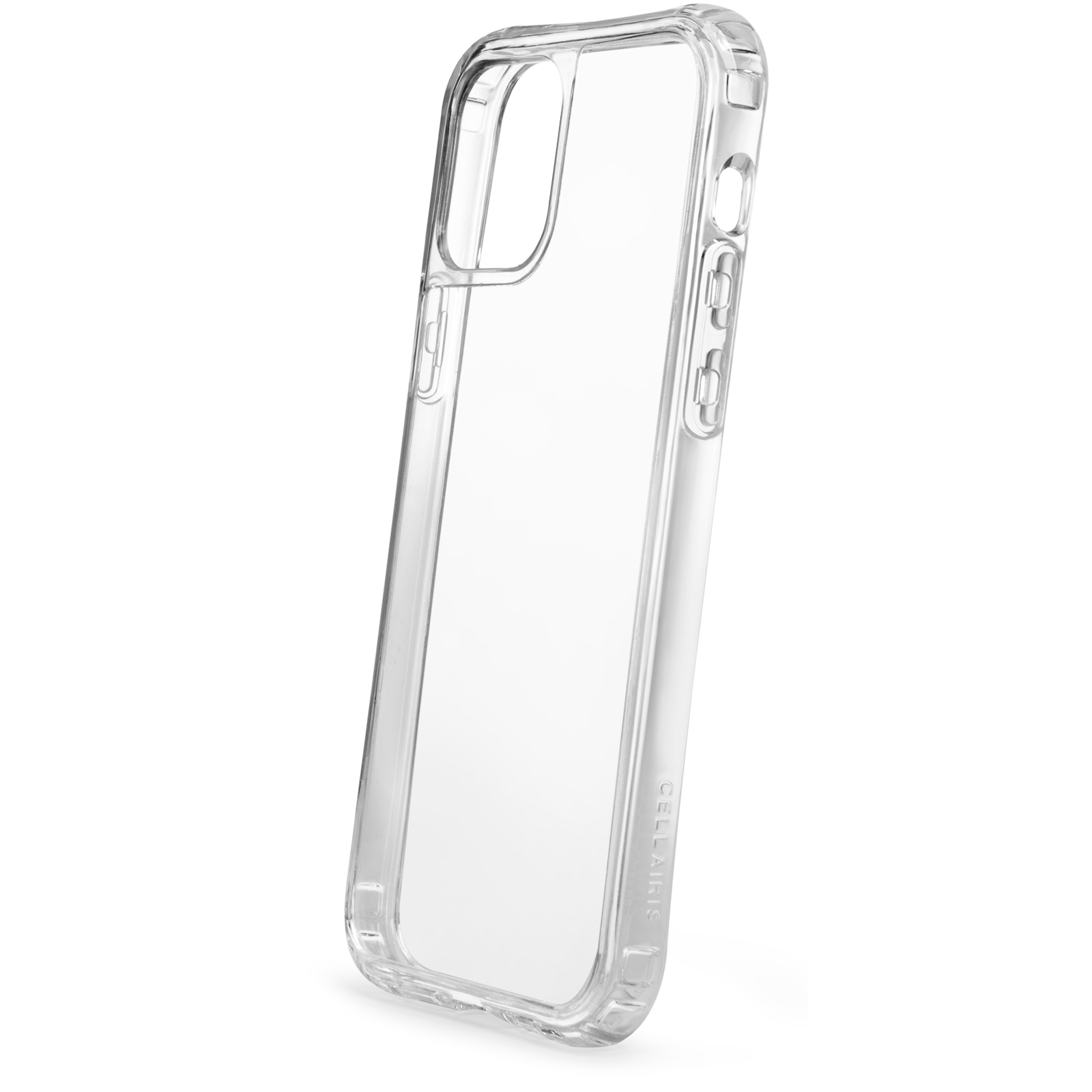 Cellairis Showcase clear case fitted on an Apple iPhone 12 mini. — view 2