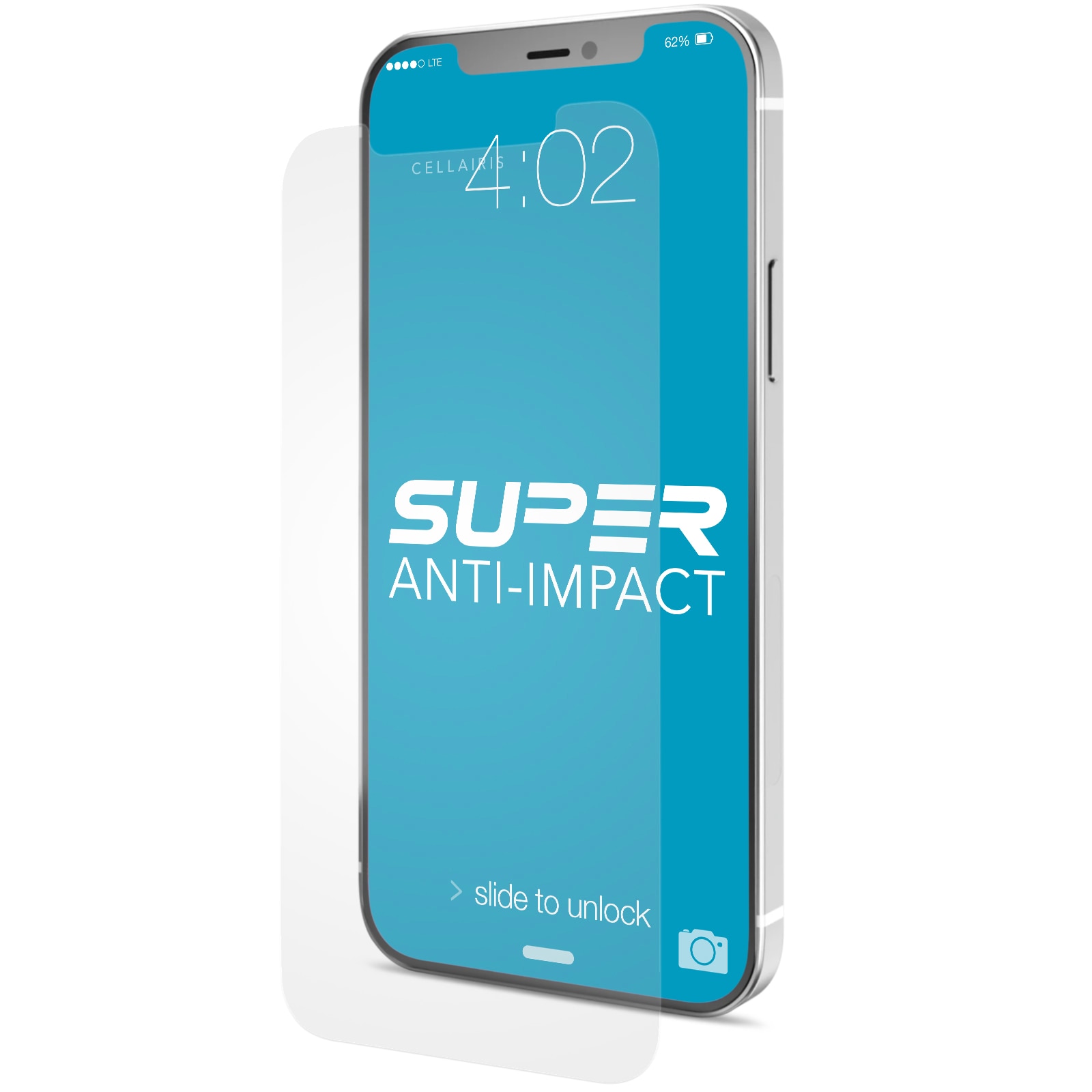 Cellairis Shell Shock Super Anti-Impact Tempered Glass Screen Protector for iPhone 12 and iPhone 12 Pro