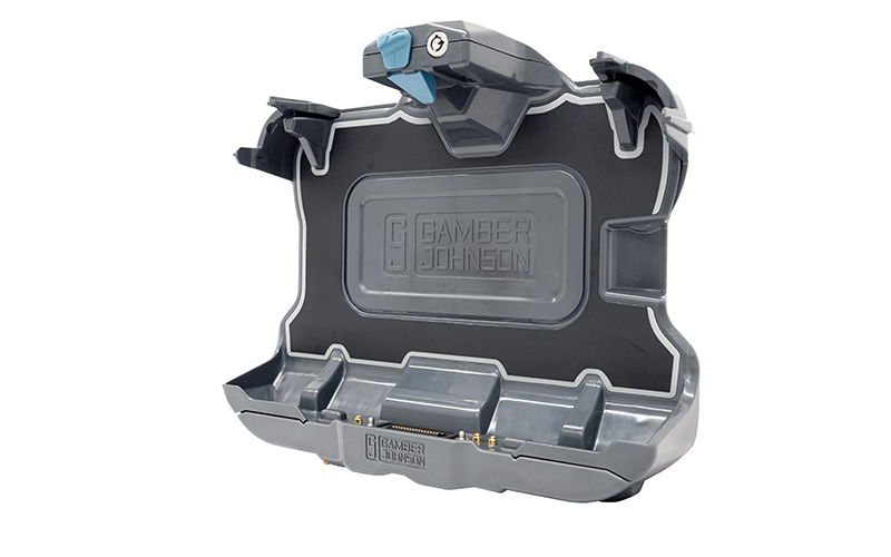 Gamber-Johnson Getac ZX10 vehicle cradle — view 3