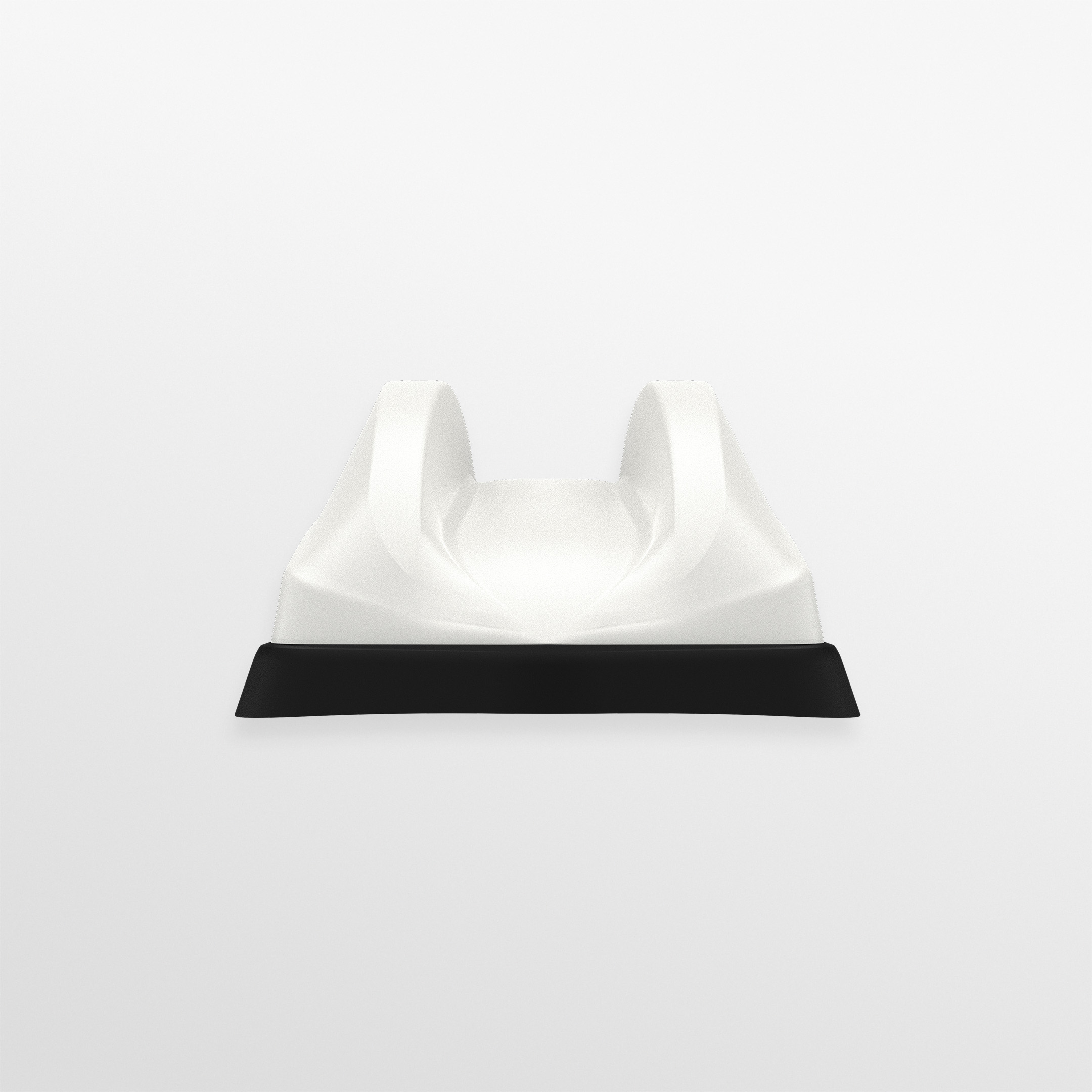 White Panorama GP-IN2679-W Dual Sharkee sharkfin vehicle antenna with 5G, Wi-Fi and GNSS elements. — view 2